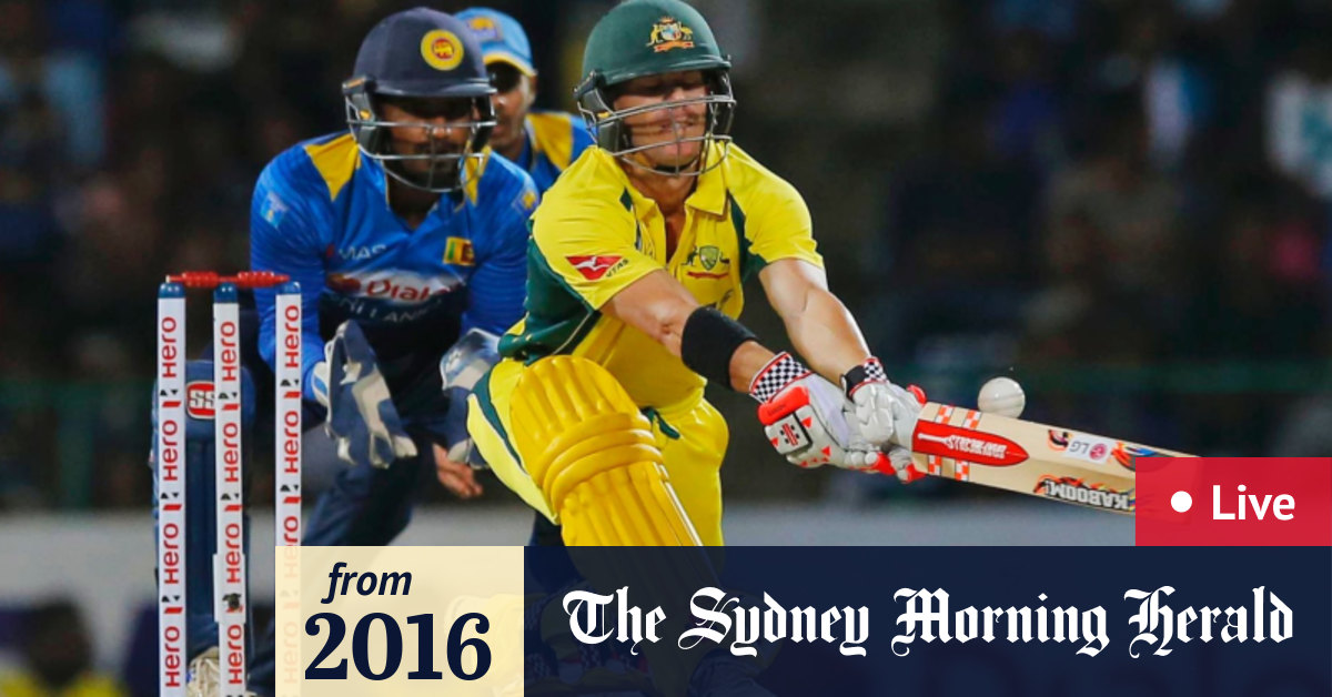 Live Sri Lanka v Australia cricket scores, sixth ODI